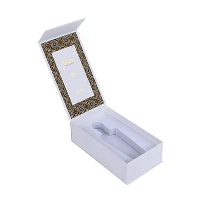 Caixa de presente biodegradável do preto e do ouro, cartão Matte Packaging Box With Insert