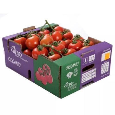 Fruto de dobramento do cartão do OEM e tamanho personalizado caixas de Veg