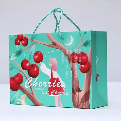 Caixas de cartão vegetais Ecofriendly CMYK do fruto/cor de Pantone