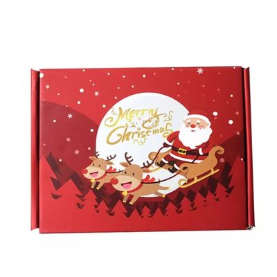 Advent Calendar Christmas Cardboard Gift encaixota a impressão de gravação