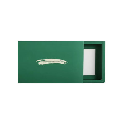 Caixa de couro do plutônio de Pantone que desliza a caixa de presente da gaveta de Kraft que dobra o TUV