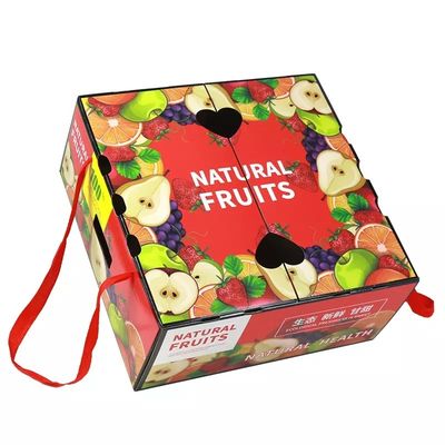 Caixas de envio imprimindo feitas sob encomenda vegetais da caixa das caixas de embalagem do cartão para o fruto