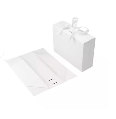 Caixa de cartão magnética de Debossing da caixa de presente biodegradável do casamento reciclável