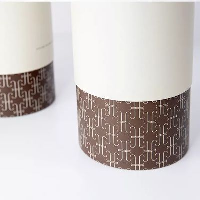 Tubo redondo de papelão chique, caixa de cilindro de papel rígido para embalagem