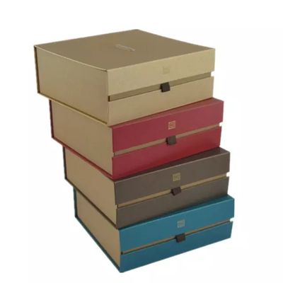 Caixas de presente de joia feitas sob encomenda recicláveis das caixas de embalagem do cartão da cor de CMYK/Pantone