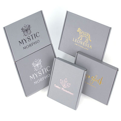 Caixas de presente luxuosas superiores Logo Rectangle Type feito sob encomenda do papel do cartão