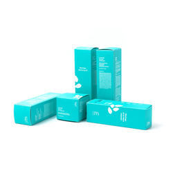 Resíduo metálico/cor feita sob encomenda de empacotamento de papel cosmética lustrosa da caixa