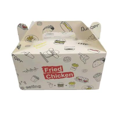 Rigidez da caixa do ODM Fried Chicken Customized Food Packaging a boa reciclou