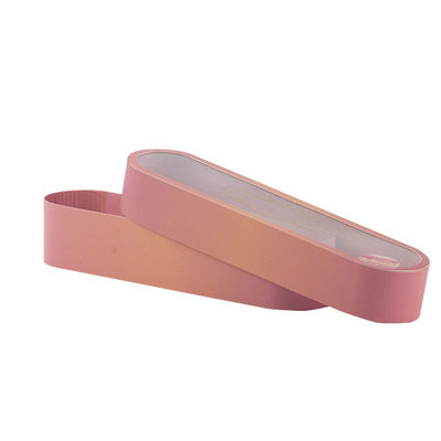 Impressão de empacotamento da caixa de presente cor-de-rosa da cookie de Macaron reciclável com janela