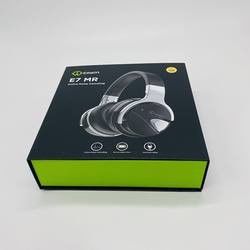 Caixa de transporte rígida do presente da caixa sem fio da caixa de presente dos auriculares biodegradável