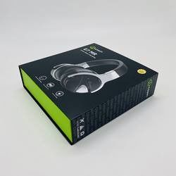 Caixa de transporte rígida do presente da caixa sem fio da caixa de presente dos auriculares biodegradável