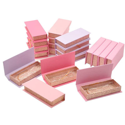 Caixa de empacotamento da pestana feita sob encomenda de Mink Lash Boxes Recycable Private Label