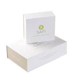 Caixa de presente magnética dobrável de empacotamento cosmética da caixa do quadrado de Elegent