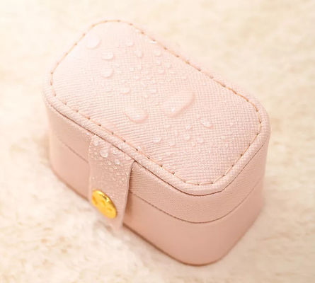 O ODM Mini Travel Jewelry Box Organizer grava o GV portátil de couro do plutônio