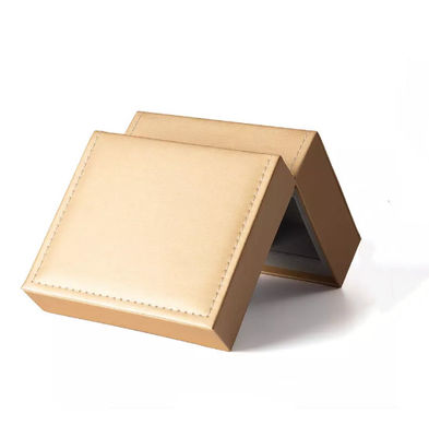 Veludo de empacotamento 15*13*7.6cm da parte alta da caixa do relógio de pulso de Ruizhuo