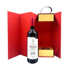 Certificação personalizada das caixas de presente ISO9001 da garrafa de vinho do tamanho