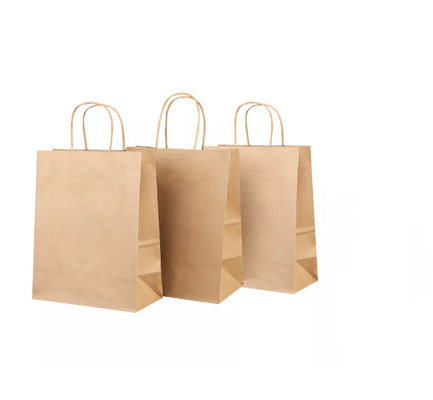 Envernizar a bolsa do papel de embalagem reciclou o GV do saco de papel de Brown Kraft