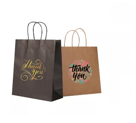 Envernizar a bolsa do papel de embalagem reciclou o GV do saco de papel de Brown Kraft
