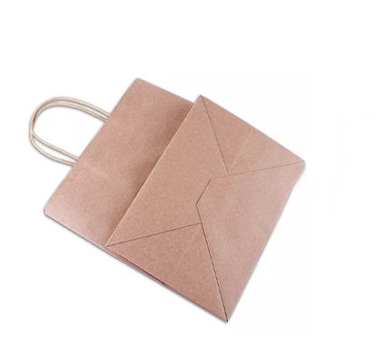 A bolsa Pantone durável do papel de embalagem do punho leva embora o saco do alimento