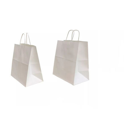Bolsa portátil de papel Kraft para viagem Saco de presente para compras Embalagem ODM