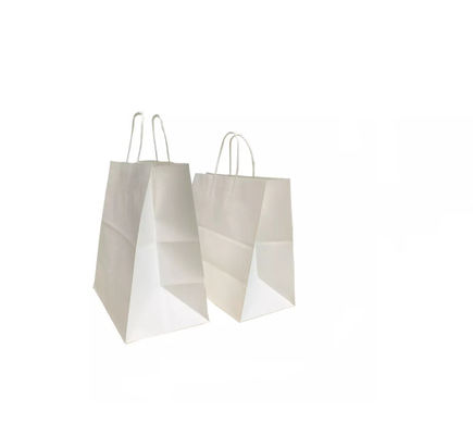 Bolsa portátil de papel Kraft para viagem Saco de presente para compras Embalagem ODM