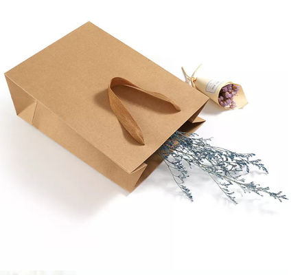 A bolsa/saco de compras personalizados do papel de embalagem reciclou Compostable