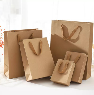 A bolsa/saco de compras personalizados do papel de embalagem reciclou Compostable