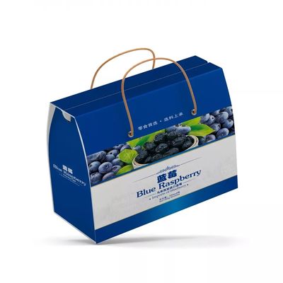 Caixa de embalagem Dia9cm*H16cm reciclável das uvas do cartão ondulado