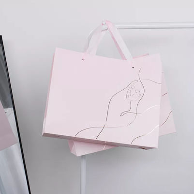 Kraft reciclou o saco de compras do punho do cordão do cartão do saco de portador