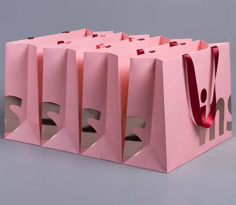 Kraft reciclou o saco de compras do punho do cordão do cartão do saco de portador