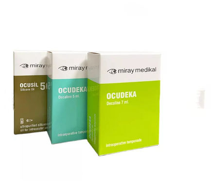 Caixa das lentes de contato de CMYK que dobra a gravação de empacotamento reciclada da caixa de papel