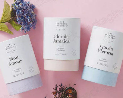 Cilindro do papel do cartão do produto comestível que empacota a impressão deslocada