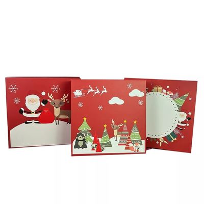 Certificação das caixas de transporte ISO9001 do ornamento do Natal do cartão FSC