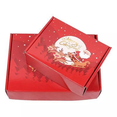 Advent Calendar Christmas Cardboard Gift encaixota a impressão de gravação