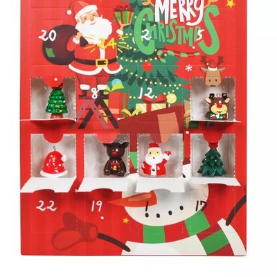 ISO do Natal das caixas de presente do cartão da surpresa da contagem regressiva habilitado
