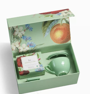 Caixas recicláveis luxuosas feitas sob encomenda Matt Lamination do chá do cartão