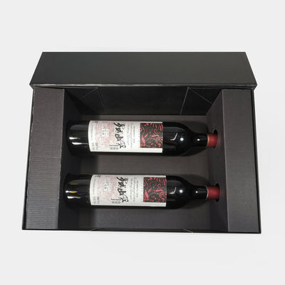 Revestimento imprimindo o empacotamento reciclável do cartão do vinho das caixas de presente da garrafa de vinho