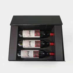 Revestimento imprimindo o empacotamento reciclável do cartão do vinho das caixas de presente da garrafa de vinho