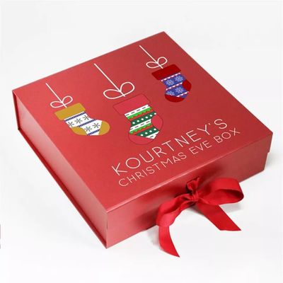 Logotipo feito sob encomenda de Eve Sweet Box Gravure Printing do Natal do cartão