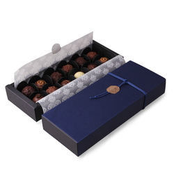 Do presente reciclável do alimento da caixa da trufa de chocolate a caixa de empacotamento personalizada corrugou-se