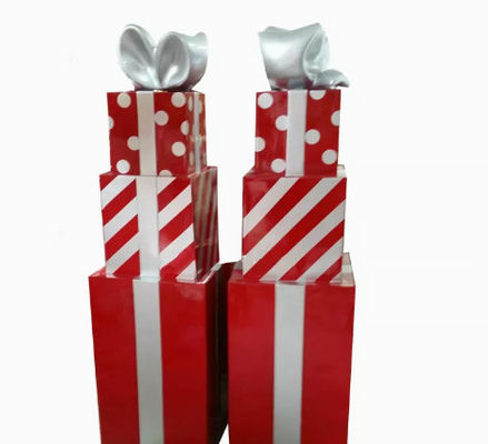 As caixas de presente UV do cartão do Natal da prova molham a altura 100/165cm da prova
